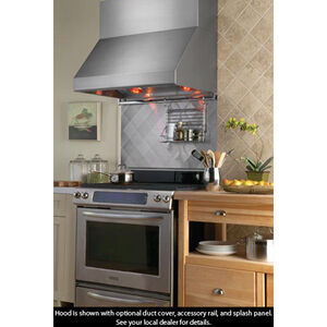 Vent-A-Hood 36 in. Canopy Pro Style Range Hood with 600 CFM, Ducted Venting & 2 LED Lights - Stainless Steel, , hires