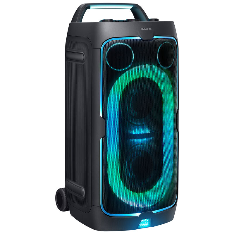 Samsung Sound Tower Portable Party Speaker with Built-in Battery & Wheels - Black, , hires