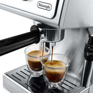 De'Longhi Espresso Machine with Premium Frother - Silver, , hires