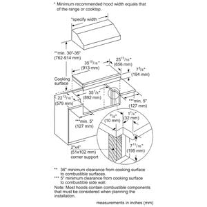 Thermador Professional Series 36 in. 6-Burner Natural Gas Rangetop with Simmer Burner & Power Burner - Stainless Steel, , hires