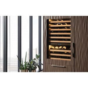 Sub-Zero Designer Series 30 in. Built-in Smart Wine Column Storage with Wood Racks, Multi-Temperature Zones & 86 Bottle Capacity - Custom Panel Ready, , hires