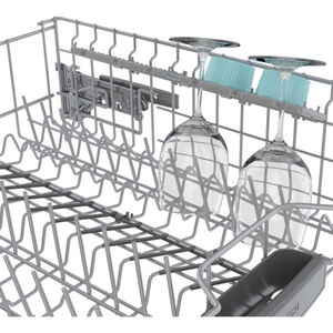 Bosch 300 Series 24 in. Smart Built-In Dishwasher with Front Control, 46 dBA Sound Level, 16 Place Settings, 5 Wash Cycles & Sanitize Cycle - White, , hires