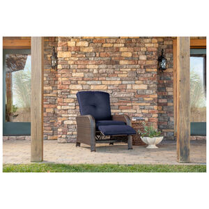 Hanover Strathmere Reclining Lounge Chair-Navy, , hires