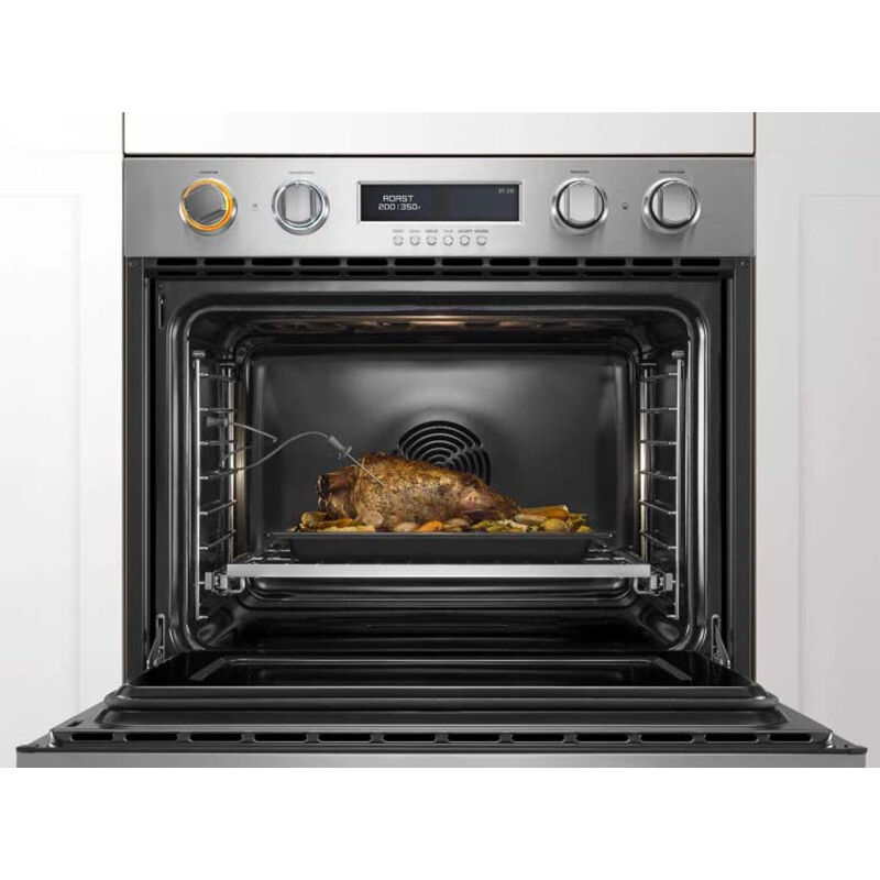 Fisher Paykel Pro Series 7 30 in. 4.1 cu. ft. Electric Single Wall Oven with True European Convection - Stainless Steel, , hires