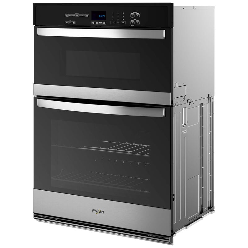 Whirlpool 30 in. 6.4 cu. ft. Electric Microwave/Wall Oven Combo with Sensor Cooking - Stainless Steel, , hires