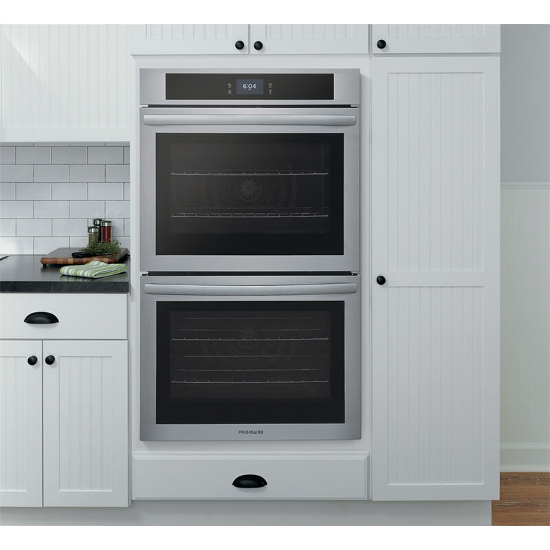 Frigidaire 30" 10.6 Cu. Ft. Electric Double Wall Oven with Standard Convection & Self Clean - Stainless Steel, Stainless Steel, hires