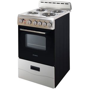 Avanti 20 in. 2.1 cu. ft. Electric Range with Coil Burners - Stainless Steel, , hires