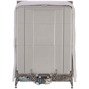 Whirlpool 24 in. Front Control Dishwasher with 57 dBa Sound Level & Pocket - Stainless Steel, Stainless Steel, hires