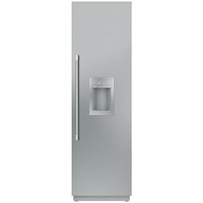 Thermador 24 in. 11.2 cu. ft. Built-In Smart Double-Drawers Upright Freezer with Ice-Maker & Adjustable Shelves - Custom Panel Ready | T24ID905RP