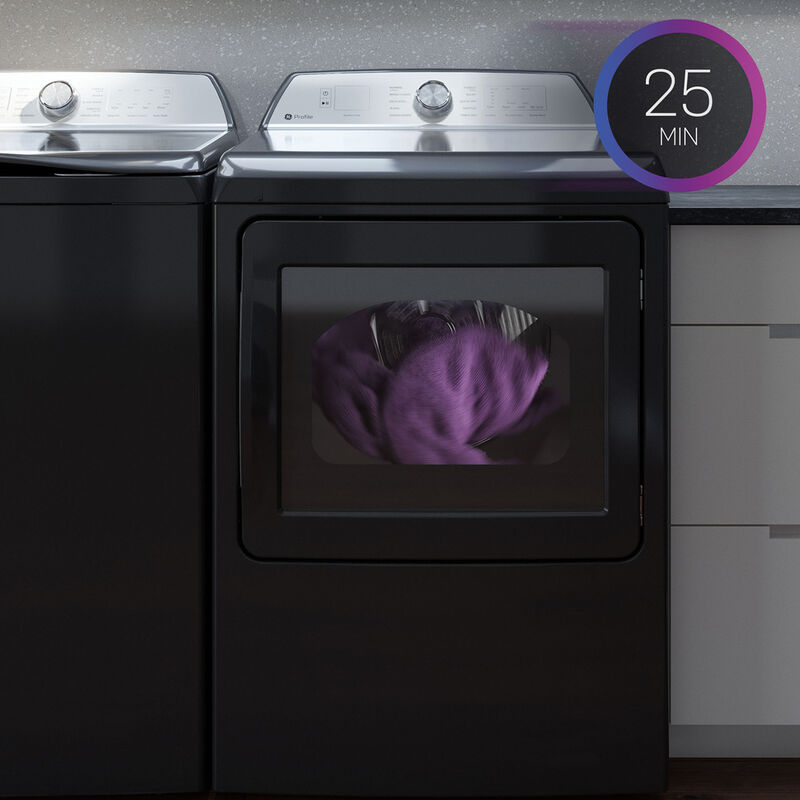 GE Profile 27 in. 7.3 cu. ft. Smart Electric Dryer with Fabric Refresh, Sensor Dry, Sanitize & Steam Cycle - Gray, Gray, hires