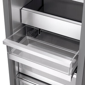 Signature Kitchen Suite 24 in. 13.9 cu. ft. Built-in Smart Triple-Drawers Upright Freezer with Ice-Maker & Adjustable Shelves - Custom Panel Ready, , hires