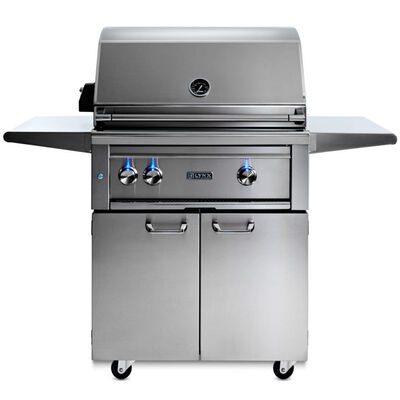 Lynx Professional 30 in. 3-Burner Natural Gas Grill with Rotisserie & Smoker Box - Stainless Steel | L30ATRFNG