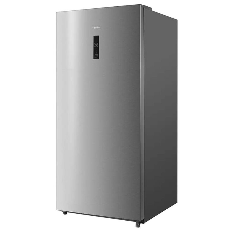 Midea 30 in. 21.1 cu. ft. Garage-Ready Double-Drawer Upright Freezer with Adjustable Shelves - Stainless Steel, Stainless Steel, hires