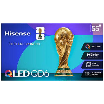 Hisense - 55" Class QD6 Series QLED 4K UHD Smart VIDAA TV | 55QD6QV