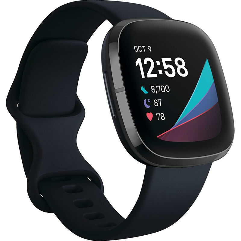 Fitbit Sense Advanced Health & Fitness Smartwatch Graphite FB512BKBK 