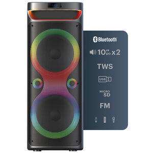 Borne Portable Party Speaker System - Black, , hires