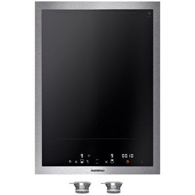 Gaggenau Vario 400 Series 15 in. 2-Burner Smart Induction Cooktop with Power Burner - Black | VI422613