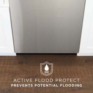 GE 24 in. Front Control Flush-Mount Dishwasher with 55 dBa Sound Level, Dry Boost & Pocket Handle - Bisque, Bisque, hires