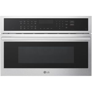 LG 30 in. 1.7 cu. ft. Smart Speed Electric Single Wall Oven with Standard Convection & Sensor Cooking - Stainless Steel, , hires