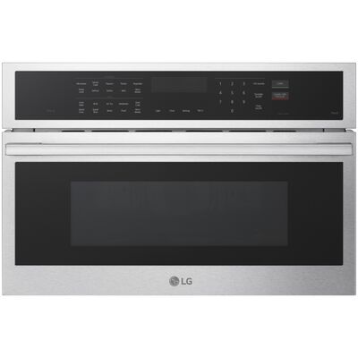 LG 30 in. 1.7 cu. ft. Smart Speed Electric Single Wall Oven with Standard Convection & Sensor Cooking - Stainless Steel | MZBZ1727X