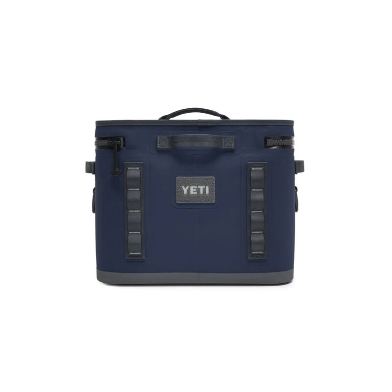 YETI Hopper Flip 18 Portable Soft Cooler Navy Blue Black Ripped