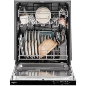 Whirlpool 24 in. Top Control Dishwasher with 55 dBa Sound Level & Pocket - Stainless Steel, Stainless Steel, hires