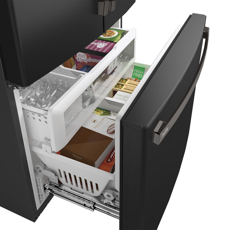 GE Profile 36inch 23.1 Cu. Ft. French Door Refrigerator - Black Slate