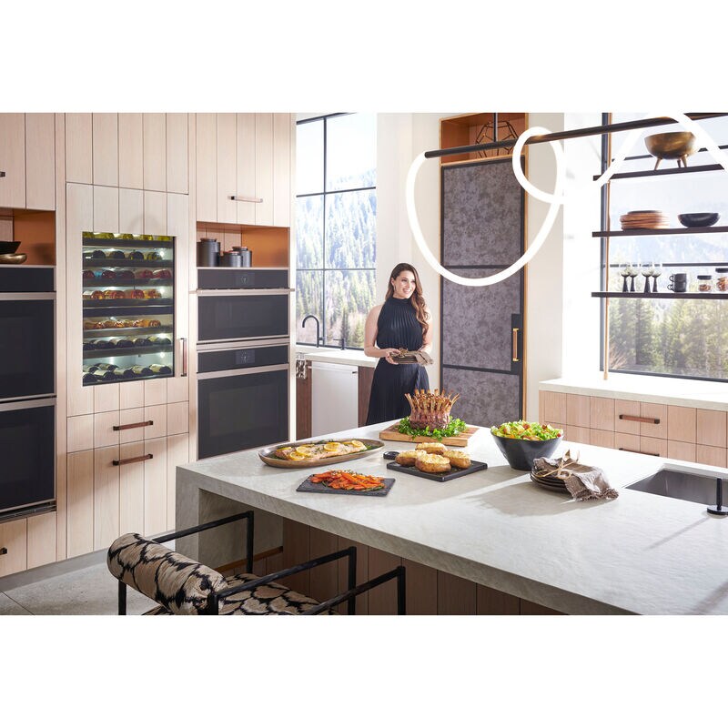 Monogram Minimalist Series 30 in. 1.7 cu. ft. Smart Speed/ Steam Electric Single Wall Oven with True European Convection & Sensor Cooking - Stainless Steel, , hires