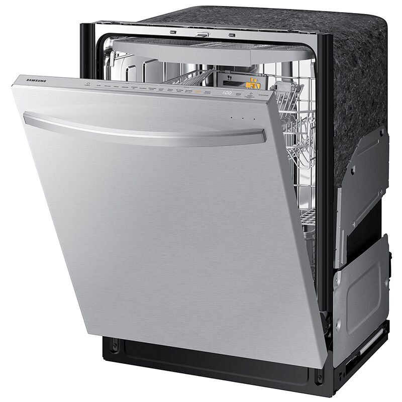 Samsung 24 in. Top Control Smart Dishwasher with 42 dBa Sound Level, 3rd-Rack & Ventilation Drying System - Fingerprint Resistant Stainless, Fingerprint Resistant Stainless, hires