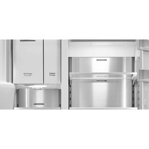 Dacor 42 in. 24.0 cu. ft. Built-In Smart Counter Depth Side-by-Side Refrigerator with External Ice & Water Dispenser - Silver Stainless, , hires
