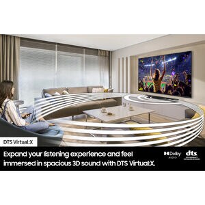 Samsung 2.1 Channel Sound Bar with Bluetooth & Wireless Subwoofer - Titan Black, , hires