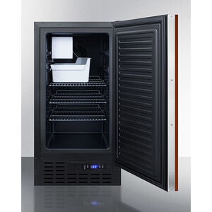 Summit 18 in. Built-In Undercounter Ice Maker with 8 lb. Ice Storage, Auto-Defrost & Digital Control - Custom Panel Ready, , hires