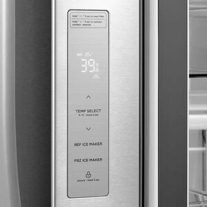 Midea 36 in. 29.3 cu. ft. Smart Garage-Ready French Door Refrigerator with One Touch Auto Fill Water Dispenser - Stainless Steel, , hires