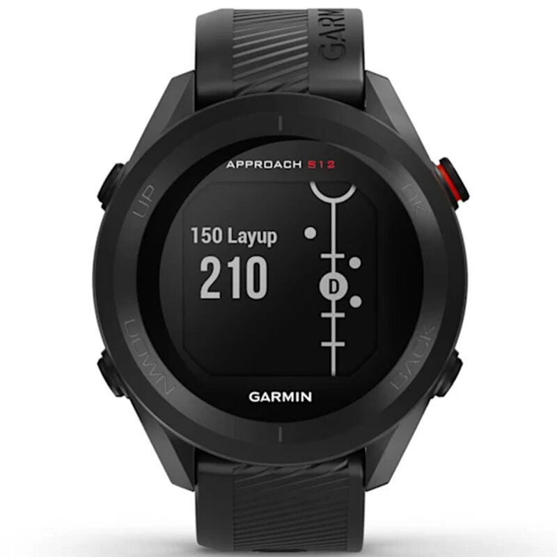 Garmin Approach S12 GPS Golf Smartwatch - Black | P.C. Richard & Son
