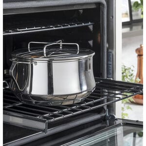 Cafe Professional Series 30 in. 5 cu. ft. Smart Electric Single Wall Oven with True European Convection - Matte Black, Matte Black, hires