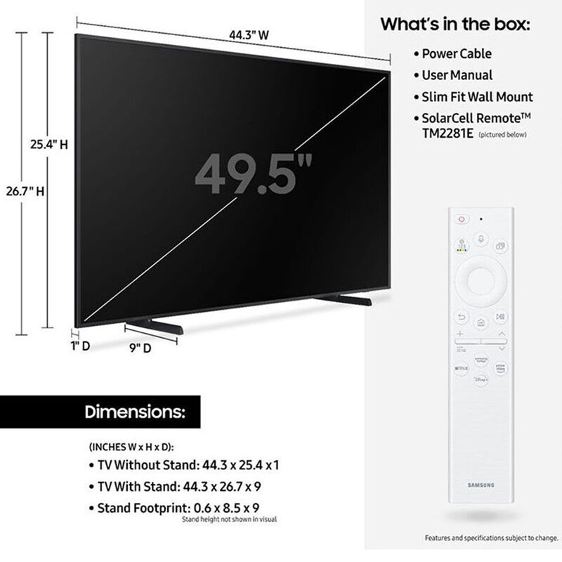 Samsung 50 inch TVs