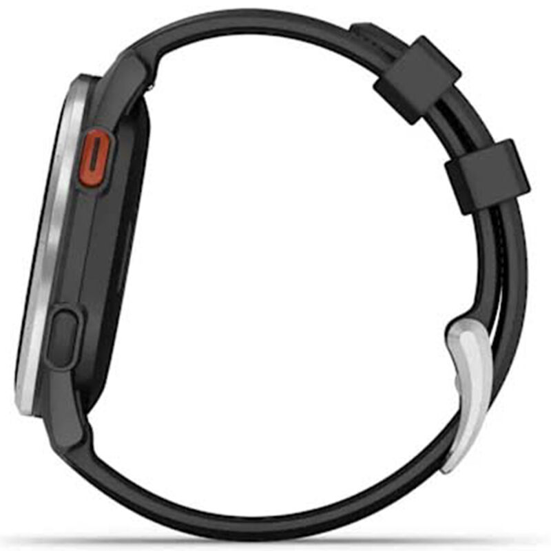 Garmin Approach S44 GPS Golf Watch, Silver with Black Band, , hires