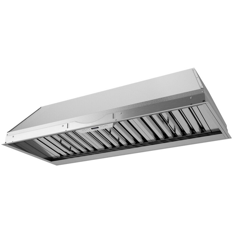Zephyr Monsoon I 48 in. Ducted Standard Style Range Hood with 650 CFM, 5 Fan Speeds & 4 LED Lights - Stainless Steel, , hires