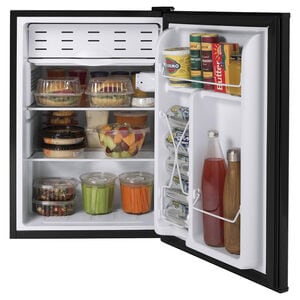 Hotpoint 19 in. 2.7 cu. ft. Mini Fridge with Freezer Compartment - Black, Black, hires