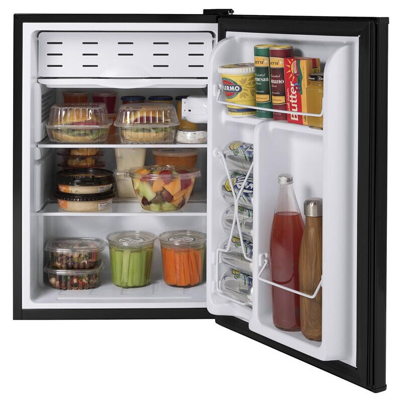 Hotpoint 19 in. 2.7 cu. ft. Mini Fridge with Freezer Compartment - Black, Black, hires