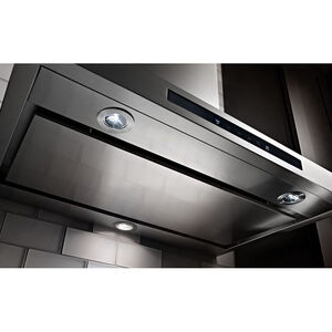 KitchenAid 36 in. Canopy Pro Style Range Hood with 3 Speed Settings, 585 CFM, Convertible Venting & 2 LED Lights - Stainless Steel, Stainless Steel, hires
