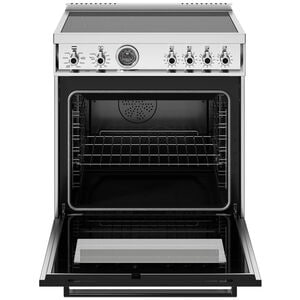 Bertazzoni Professional Series 30 in. 4.6 cu. ft. Air Fry Dual Convection Electric Range with 4 Induction Burners - Stainless Steel, , hires