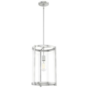 Hunter Astwood 11.5 in. Pendant with Clear Glass - Brushed Nickel, , hires