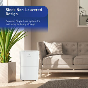 Friedrich 35 Pint 2-Speed Dehumidifier with Built-In Drain Pump - White, , hires