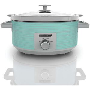 Black & Decker 7-Quart Slow Cooker - Teal, , hires