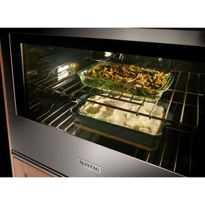 Maytag 30 in. 6.4 cu. ft. Electric Microwave/Wall Oven Combo with True European Convection & Sensor Cooking - Fingerprint Resistant Stainless Steel, , hires