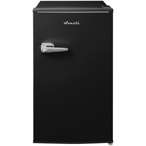 Avanti 18 in. 3.1 cu. ft. Mini Fridge with Freezer Compartment - Black, Black, hires