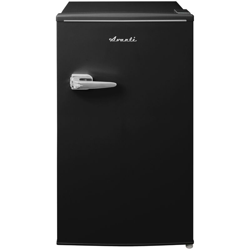 Avanti 18 in. 3.1 cu. ft. Mini Fridge with Freezer Compartment - Black, Black, hires