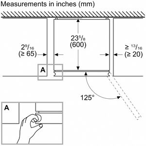 Bosch 800 Series 24 in. 12.8 cu. ft. Smart Counter Depth Bottom Freezer Refrigerator with Internal Water Dispenser - Black Glass, Black Glass, hires