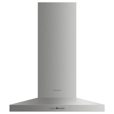 Fisher & Paykel Series 7 30 in. Chimney Style Range Hood with 4 Speed Settings, 600 CFM & 2 LED Lights - Stainless Steel | HC30PHTX1N
